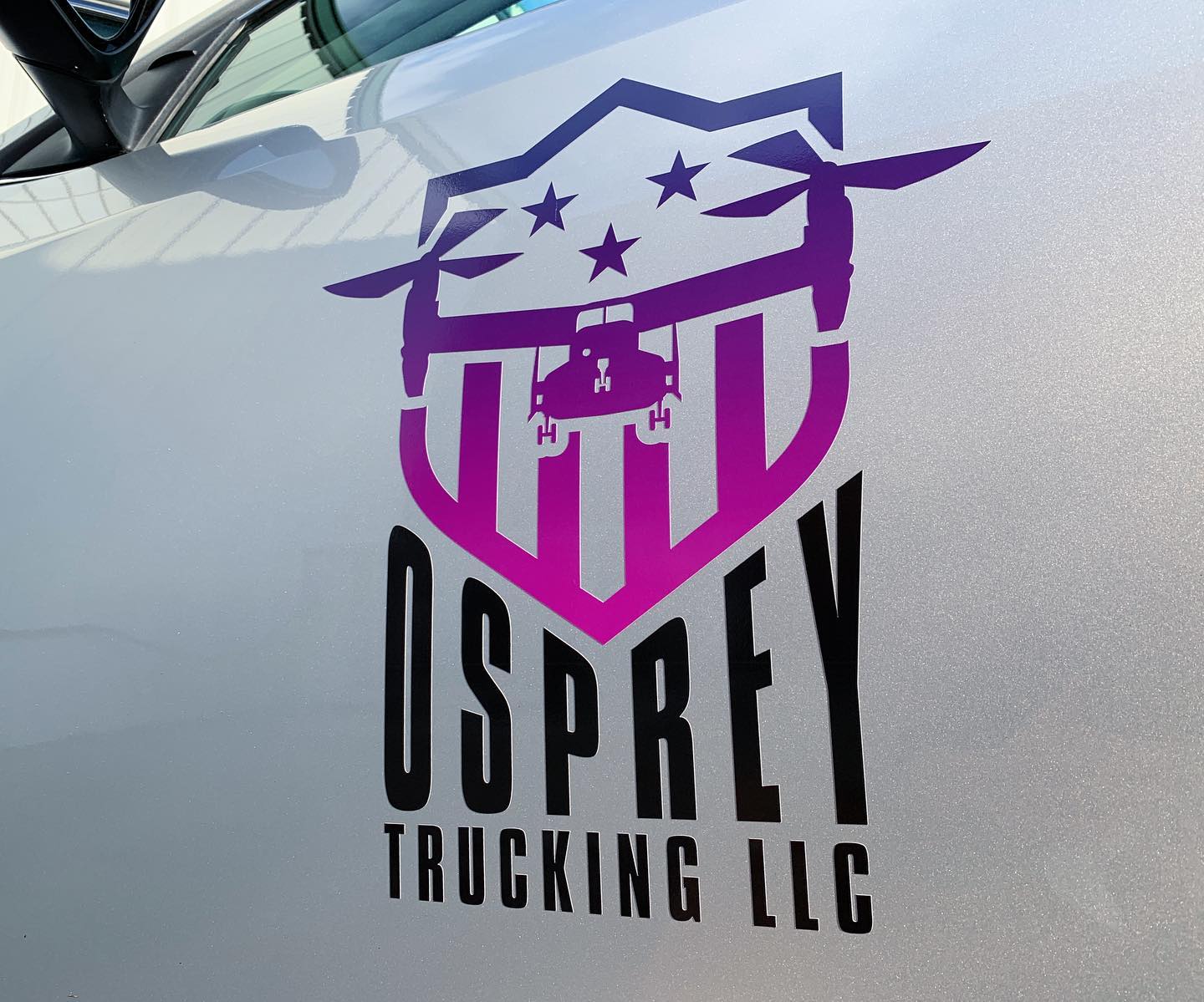 graphic truck wrap